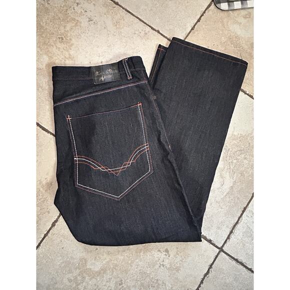 Black & Blue Denim jeans Men’s Straight 40x32 Relaxed - Picture 1 of 4